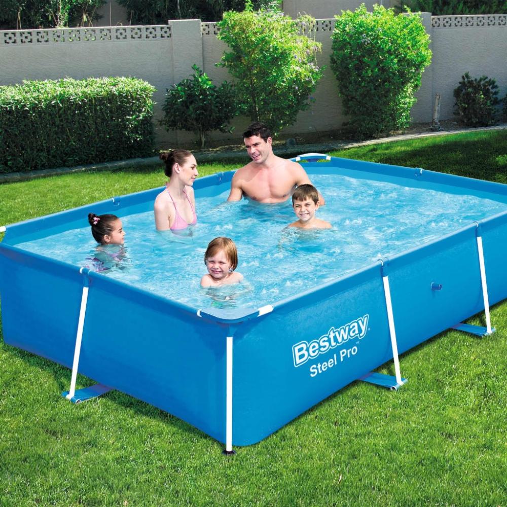 Bestway Steel Pro Schwimmingpool mit Stahlrahmen 259x170x61 cm 56403 3202414 Bild 1