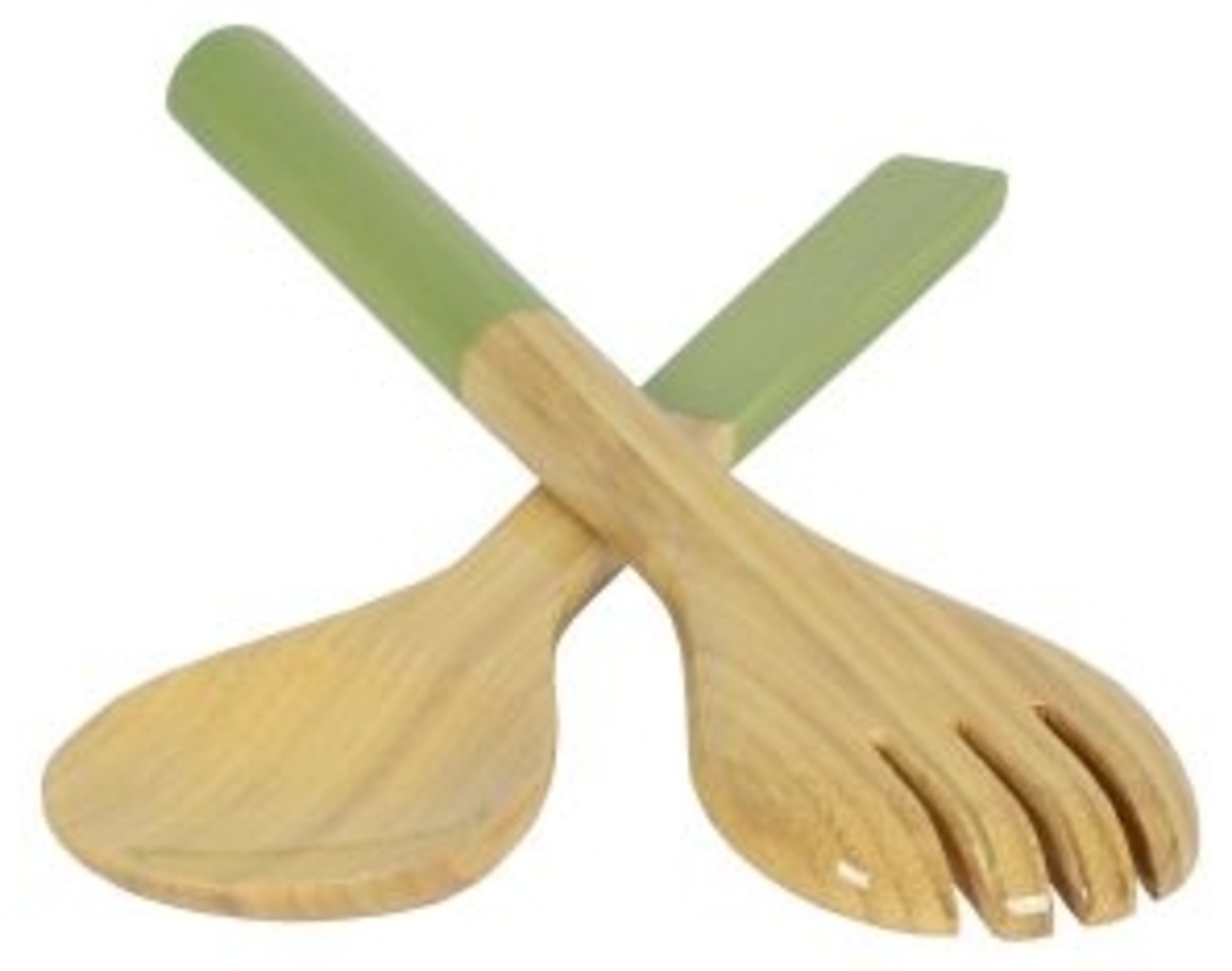 albert L. Bambus Salat-Besteck 27,5 cm pastel green Bild 1