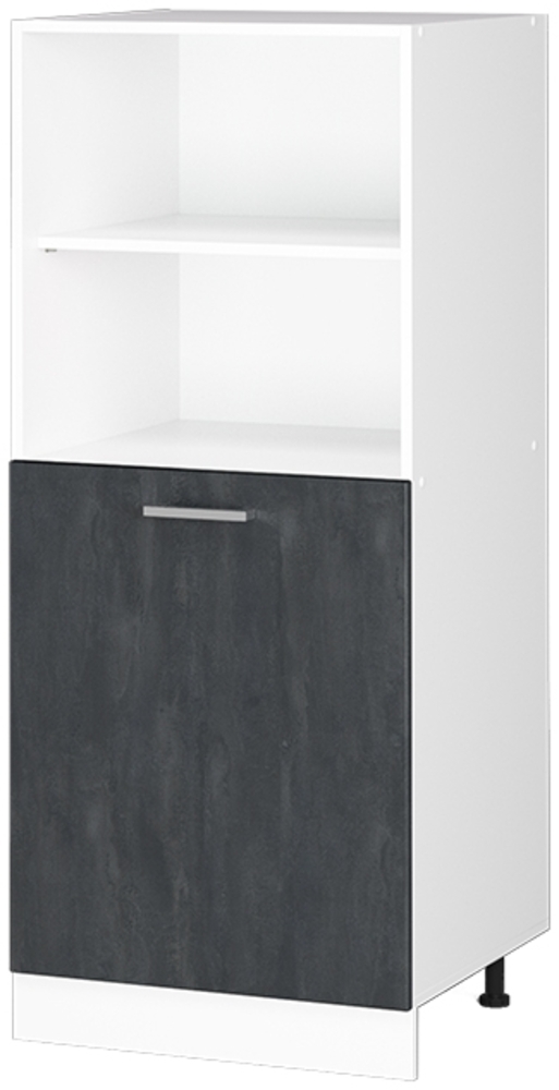 Vicco Vorratsschrank Schwarz Beton 60 cm, R-Line Bild 1