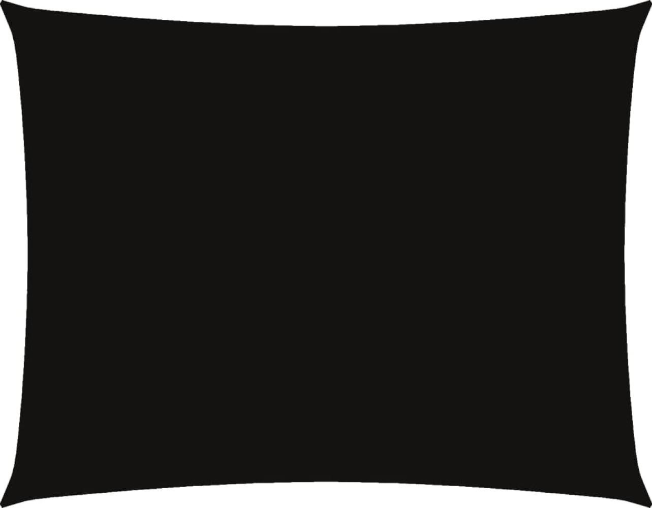 vidaXL Sonnensegel Oxford-Gewebe Rechteckig 6x7 m Schwarz 135772 Bild 1