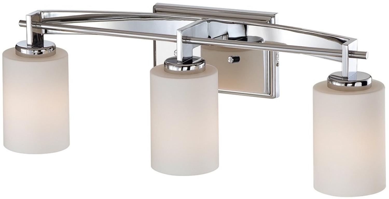 Elstead Lighting Taylor 3-Light Wandleuchte 3-flammig Chrom poliert IP44 G9 Bild 1