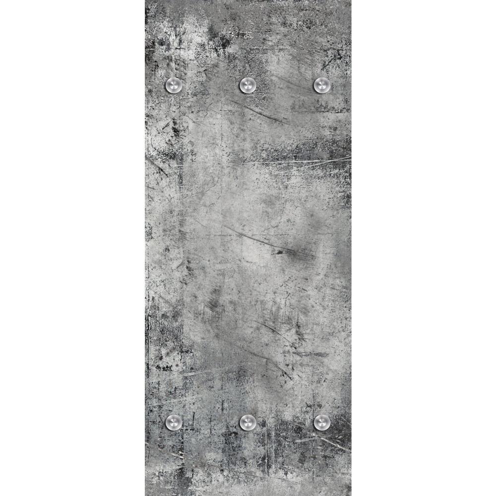 Queence Garderobe - "Vitus" Druck auf hochwertigem Arcylglas inkl. Edelstahlhaken und Aufhängung, Format: 50x120cm Bild 1