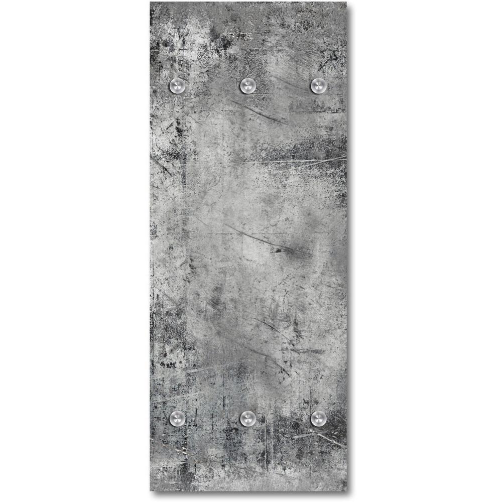 Queence Garderobe - "Ravyn" Druck auf hochwertigem Arcylglas inkl. Edelstahlhaken und Aufhängung, Format: 50x120cm Bild 1