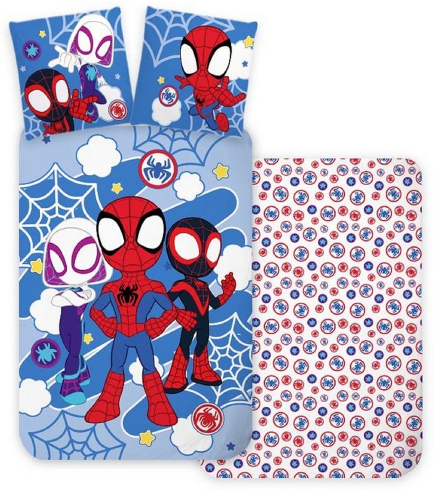 MARVEL Babybettwäsche Spydey Baby- / Kleinkinder Bettwäsche in Blau, 100x135 cm Bild 1
