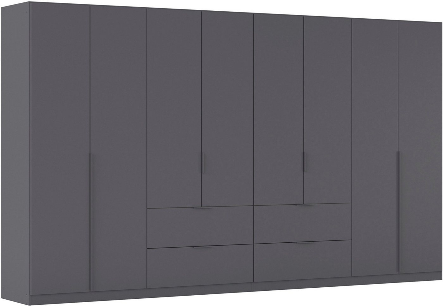 rauch Drehtürenschrank Kleiderschrank Schrank Garderobe AGORDO mit Dekor- oder Hochglanzfront (in zwei Griff-Farben, Breiten 91-360 cm) mit Außenschubkästen, in 7 Breiten und 2 Höhen MADE IN GERMANY Bild 1