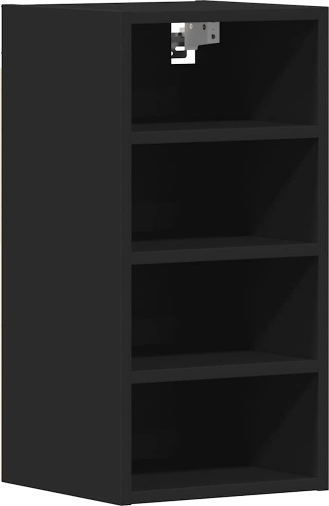 vidaXL Hängeschrank Riga Schwarz 30x29,5x60 cm Holzwerkstoff 854167 Bild 1