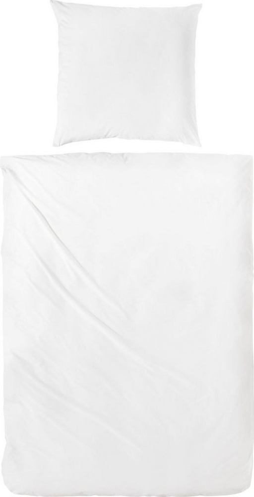 Primera Bettwäsche Uni Luxus-Satin in Gr. 135x200, 155x220 oder 200x200 cm, Satin, 3 teilig, Bettwäsche aus Baumwolle, unifarbene Bettwäsche mit Reißverschluss Bild 1