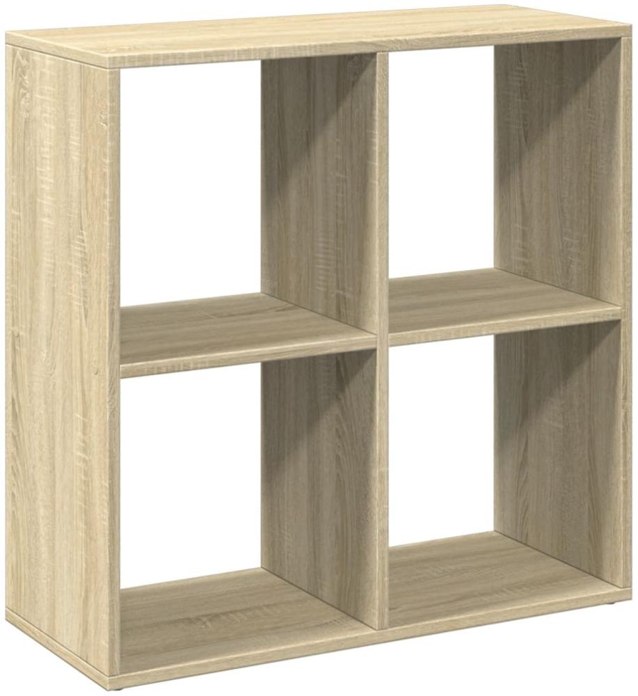 vidaXL Raumteiler-Bücherregal Sonoma-Eiche 69,5x29x69,5 cm 858005 Bild 1