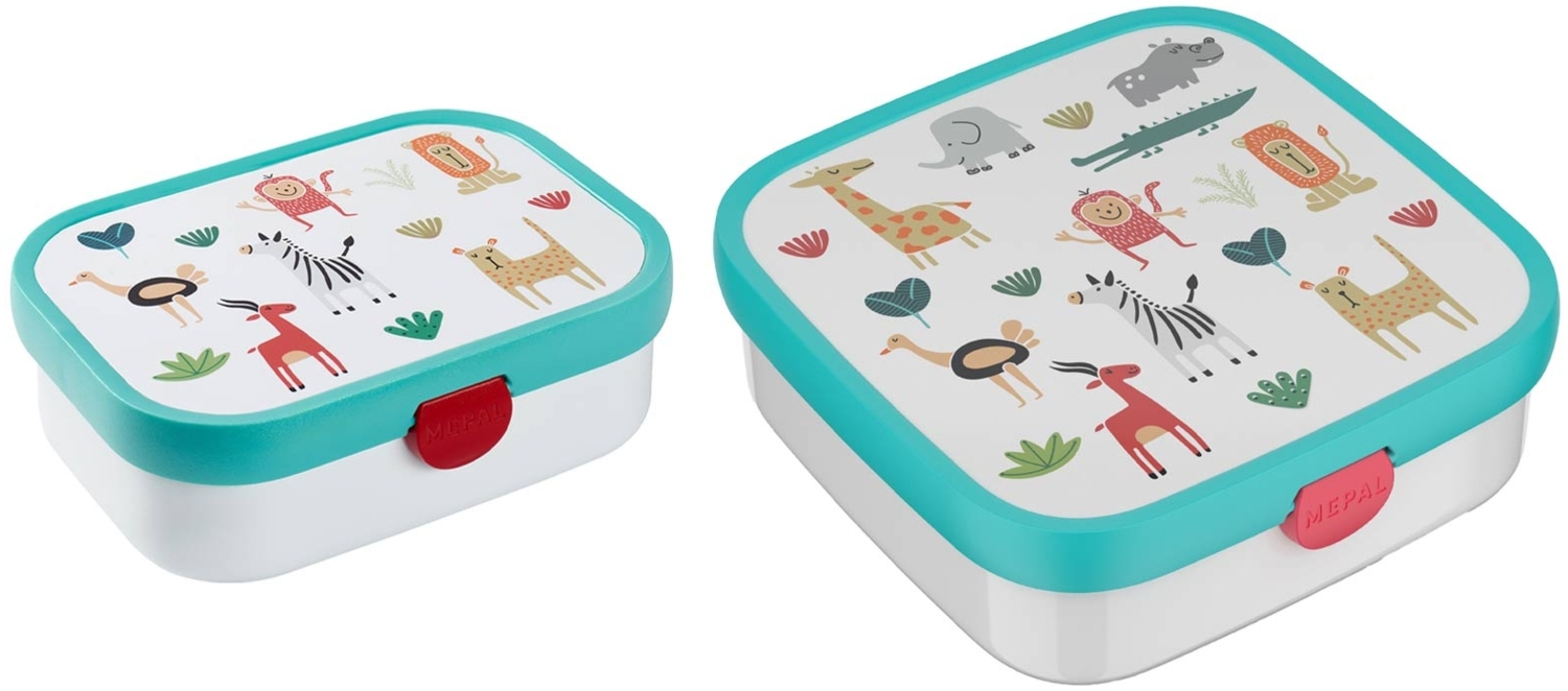 Mepal CAMPUS Brotdosen-Set mit Gabel Animal Friends (2025) Bild 1