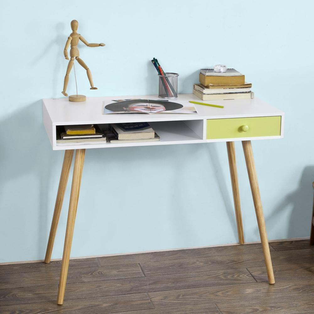 Schreibtisch,Bürotisch,Computertisch, MDF, FWT24-W Bild 1