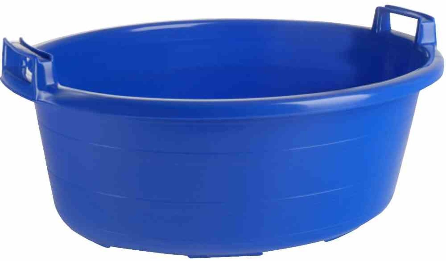 Wanne oval 75 cm blau Bild 1