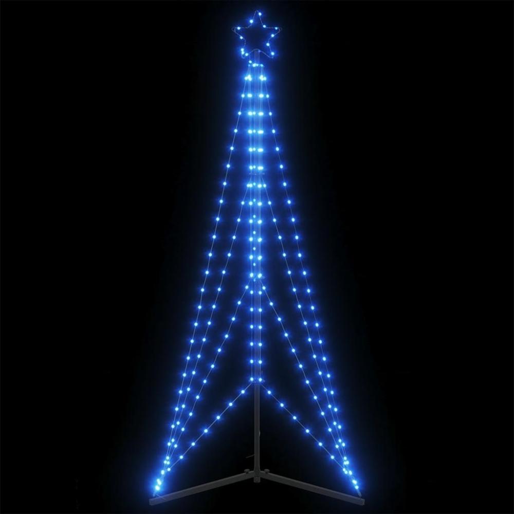 vidaXL Weihnachtsbaum-Beleuchtung 363 LEDs Blau 182 cm 4016410 Bild 1