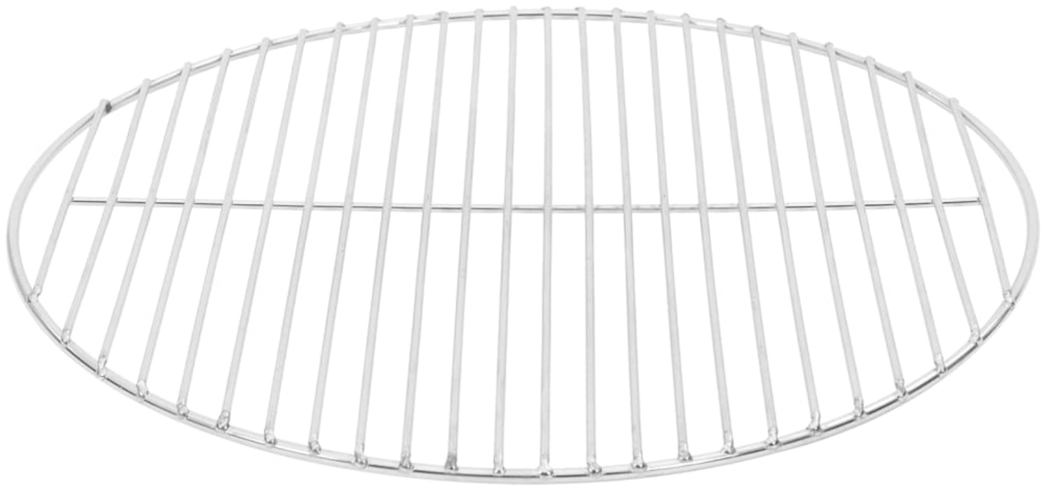 vidaXL Grillrost rund, Edelstahl silber, Ø47 cm Bild 1