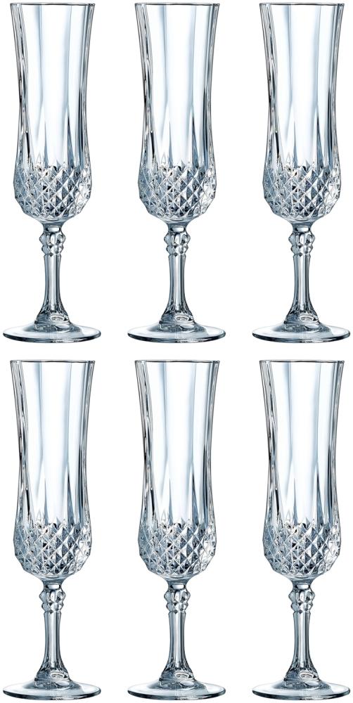 Cristal d'Arques 23223 Longchamp ECLAT Sektkelch 140 ml, Glas, klar (6er Pack) Bild 1