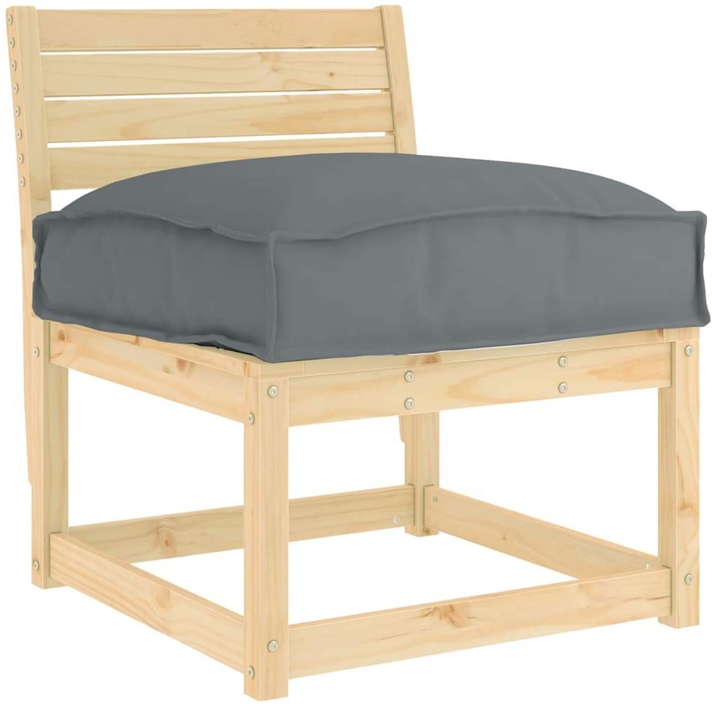 vidaXL Palettenkissen für Sitzfläche Anthrazit 50 x 50 x 12 cm 42001468 Bild 1