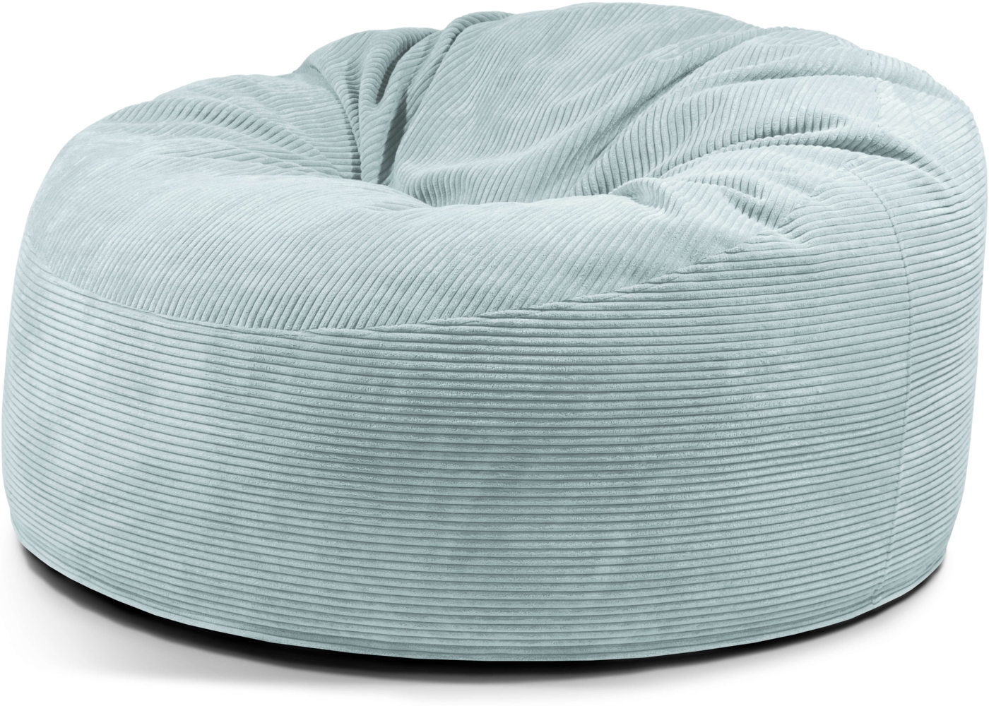 Schaumstoffsitzsack ‘OM 135‘, Bezugstoff - Waves, 100% Polyester, Mint, 90x135x135 cm. Bild 1