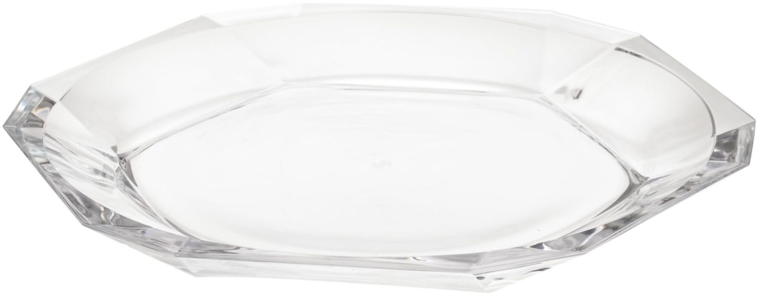 Pasabahce Crystallin Reflection Servierplatte aus hochwertigem Glas - ø30 cm Bild 1