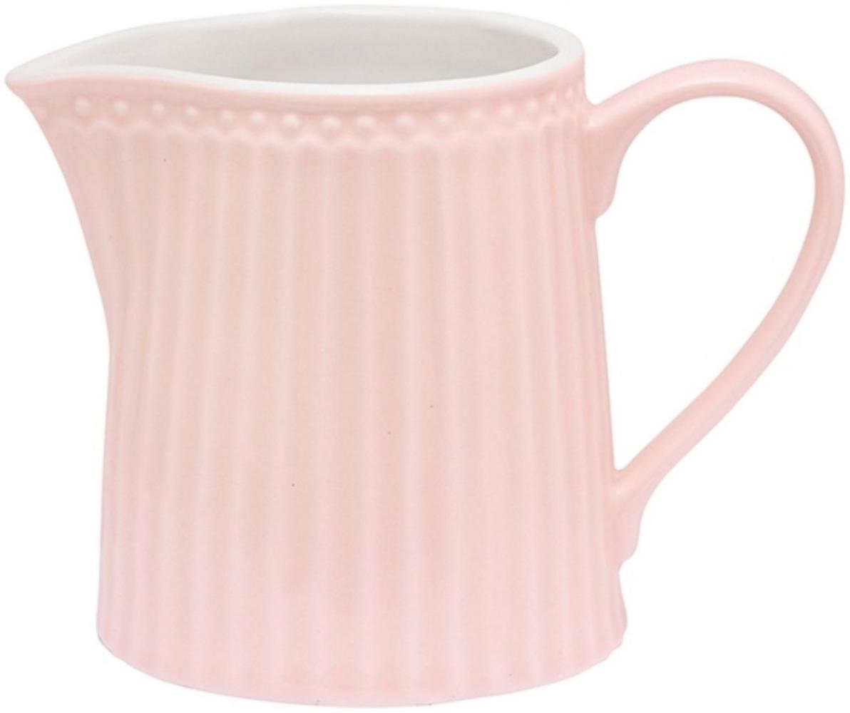 Greengate Milchkännchen Alice Pale Pink Steingut Rosa Bild 1