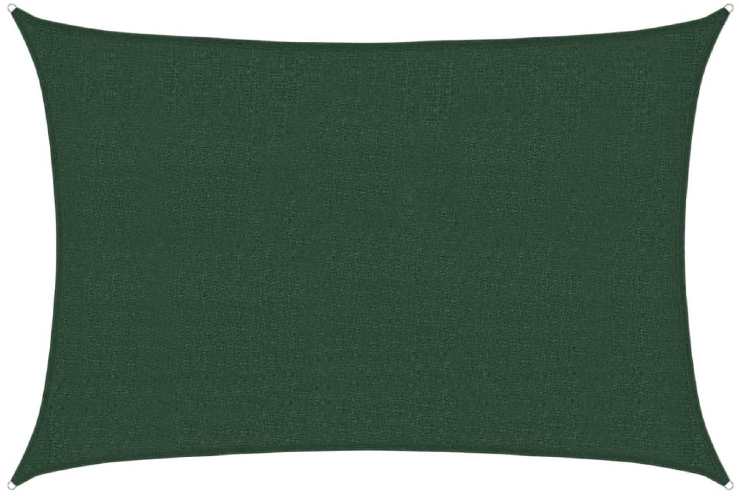 vidaXL Sonnensegel 160 g/m² Dunkelgrün 2,5x3,5 m HDPE 311453 Bild 1