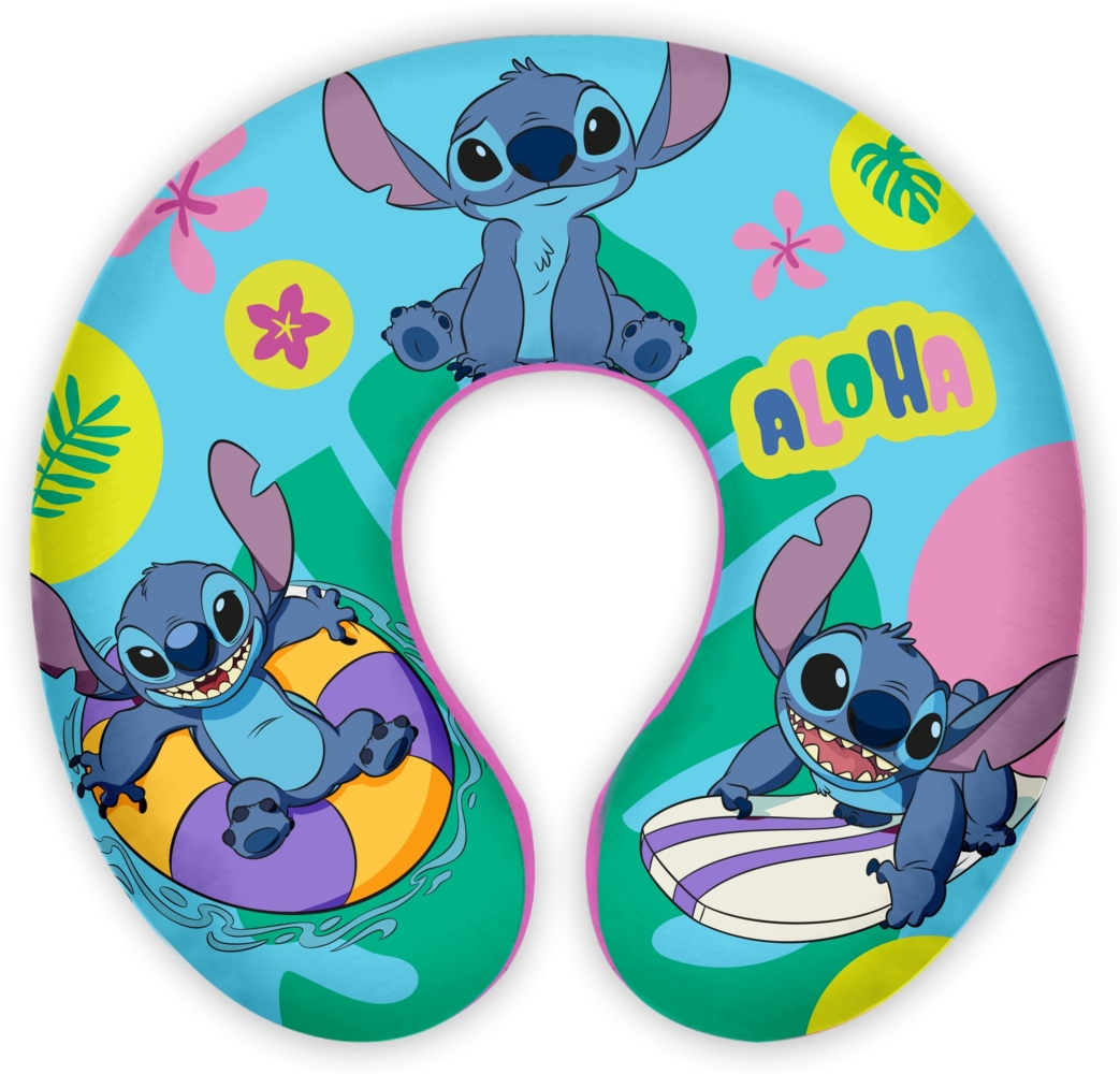 Disney Lilo & Stitch Kinder Nackenkissen Komfortables Reisen Bild 1