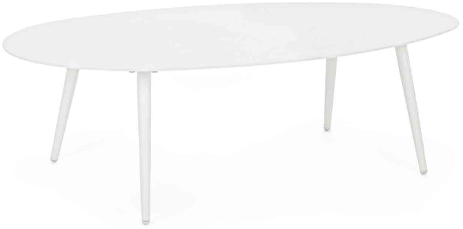 Bizzotto Couchtisch Ridley aus Aluminium, Weiß Bild 1