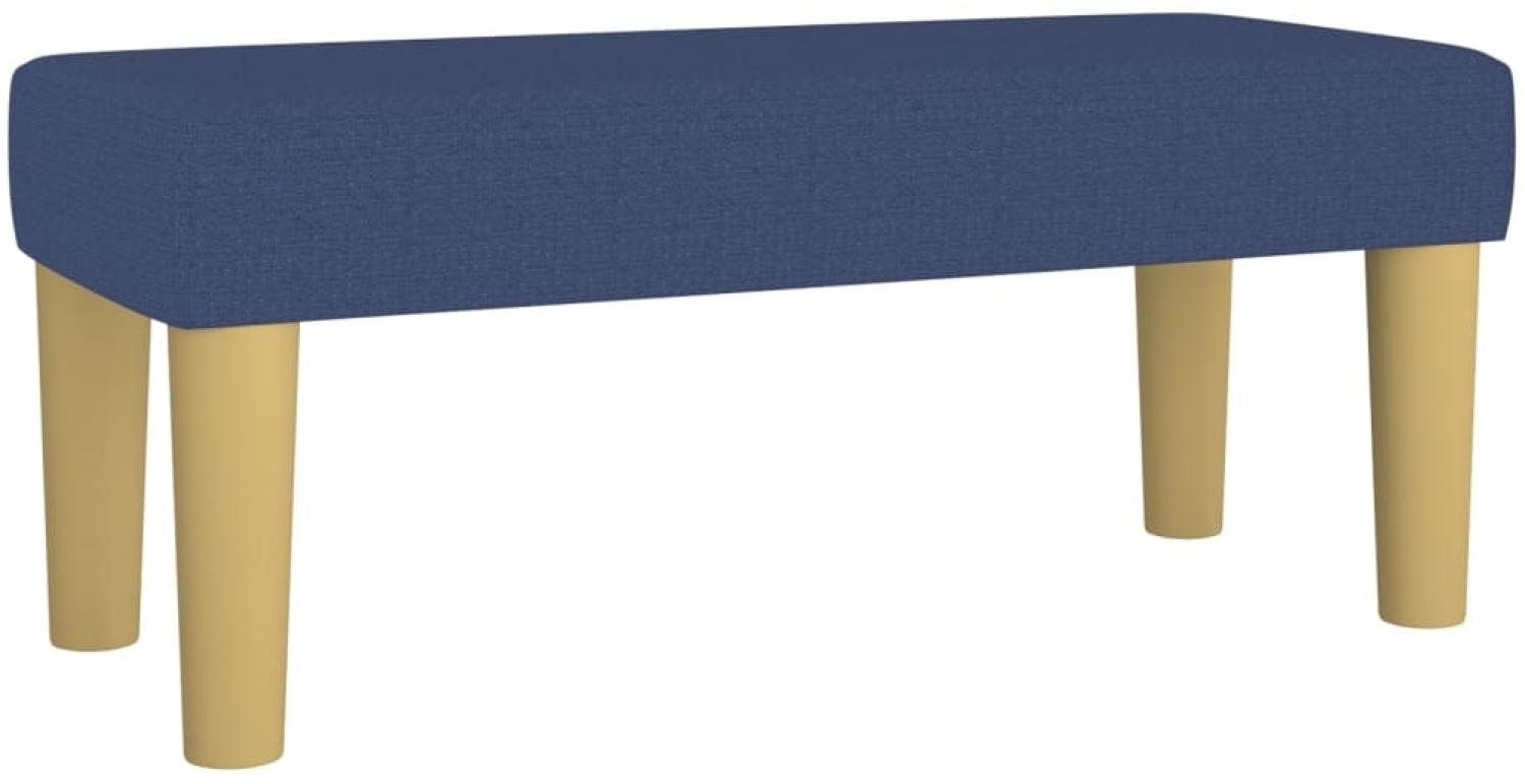 vidaXL Sitzbank Blau 70 x 30 x 30 cm Stoff [346630] Bild 1