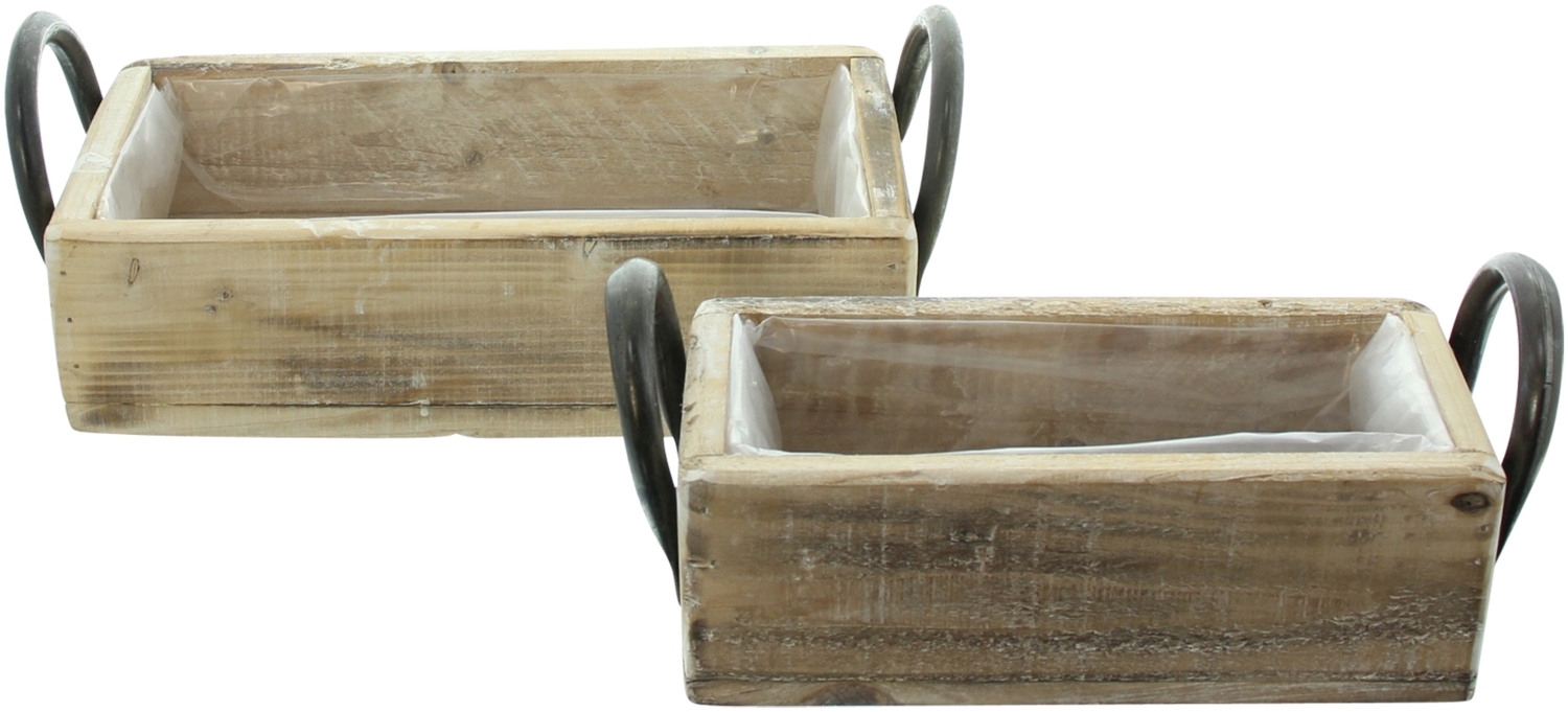 Kiste Metallgriffe 2er Set Box Aufbewahrung Aufbewahrunsbox Geschenkbox Bild 1