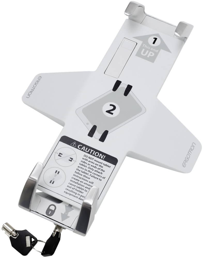 ERGOTRON verriegelbare Tablet-Befestigung kompatibel mit den meissten Tablets au Bild 1