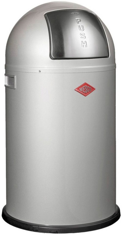 Wesco 'Pushboy Junior' Abfallsammler, 22 Liter, Stahlblech, Silber Bild 1