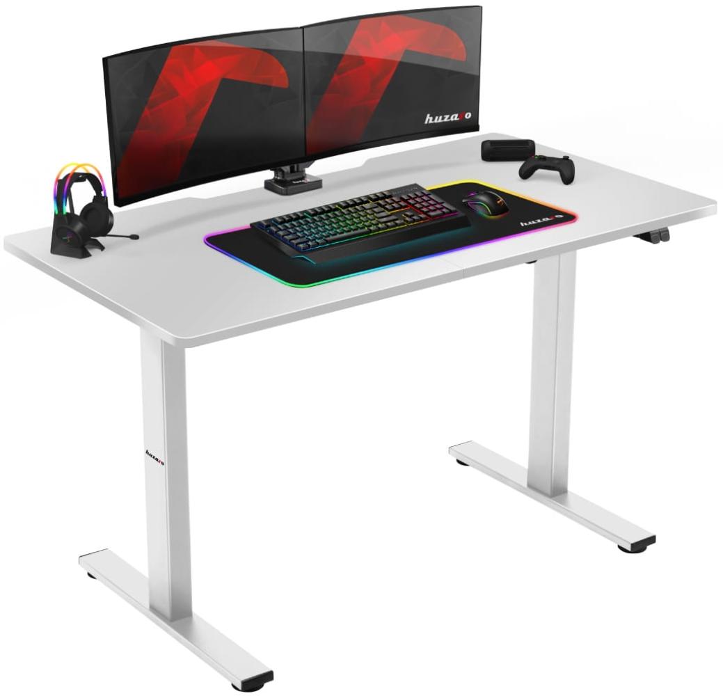 Elektrischer Schreibtisch Huzaro Hero 8. 0 Weiss Bild 1