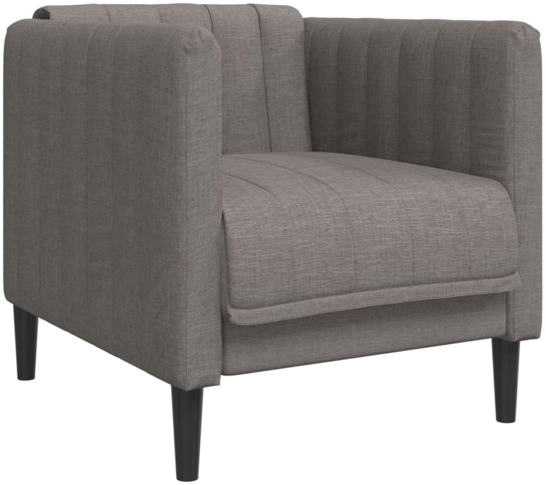vidaXL Sessel Taupe Stoff 372600 Bild 1