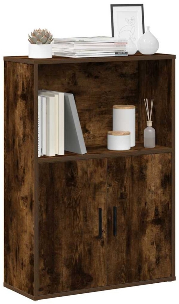 vidaXL Bücherregal Räuchereiche 60x24x85 cm Holzwerkstoff Bild 1