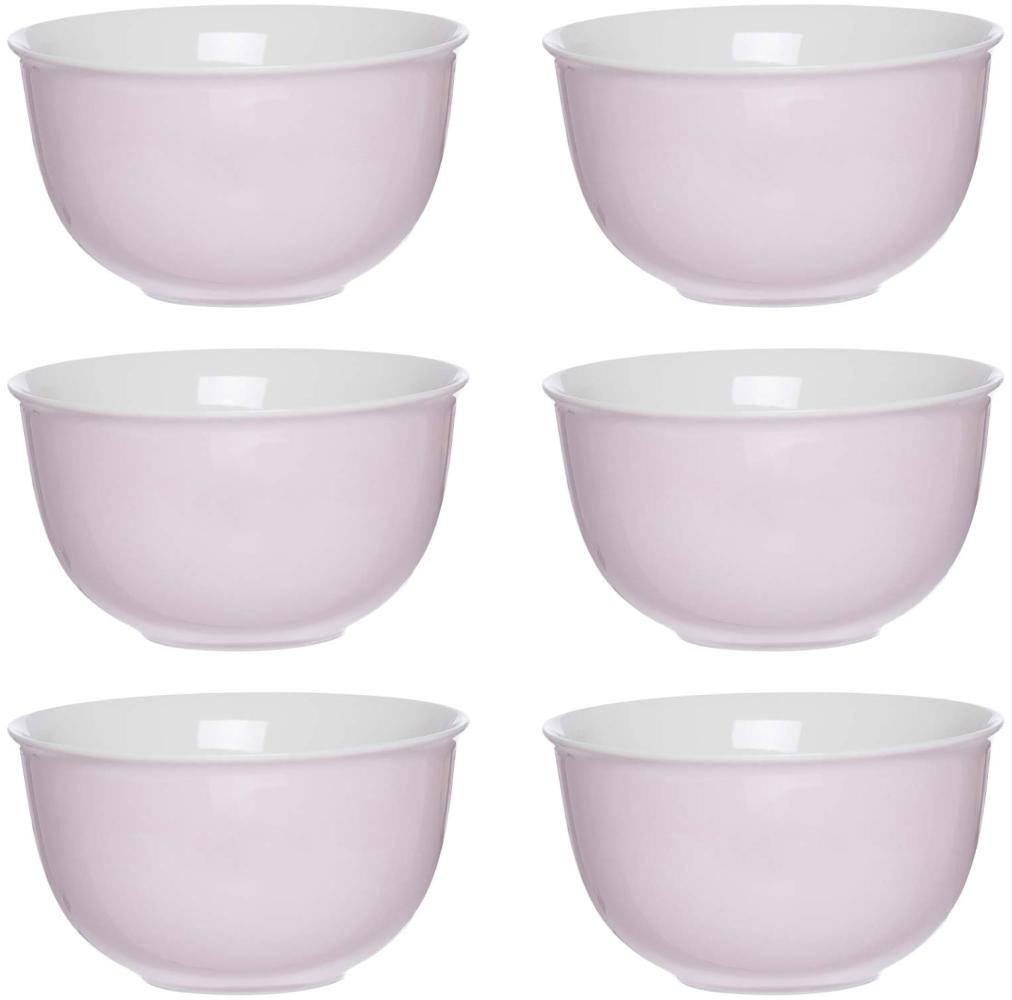 Ritzenhoff & Breker DOPPIO Müslischale 14 cm rosé 6er Set - A Bild 1