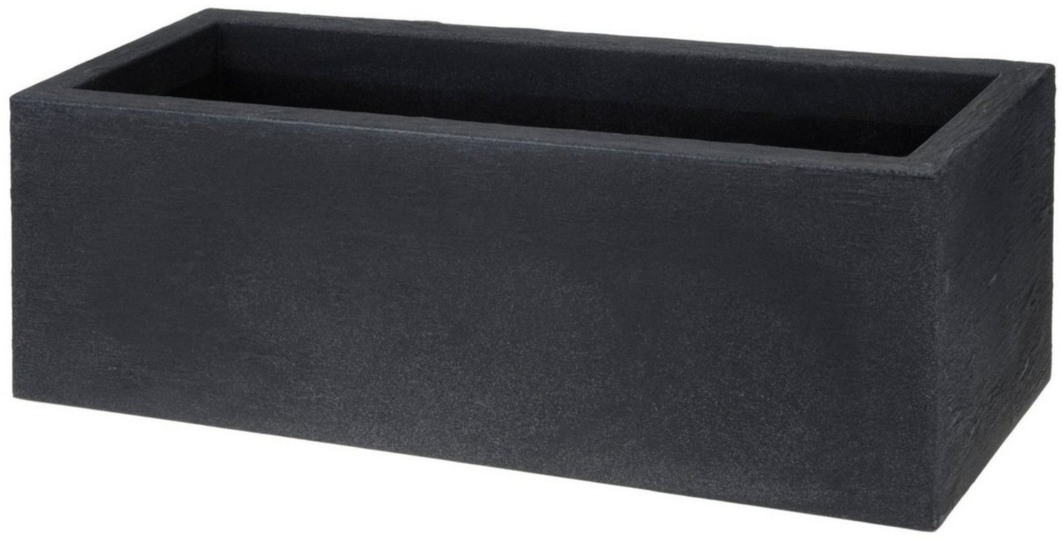 Spetebo Blumentopf Pflanzkübel - QUADER - 80x29 cm - anthrazit (Stück, 1 St, Blumenkübel), Pflanz Blumen Kübel in modernem Design Bild 1