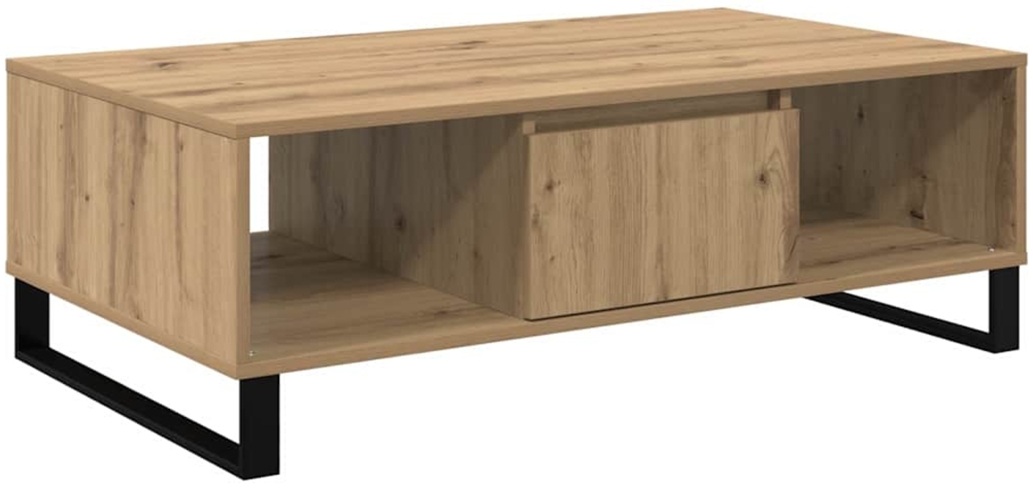 vidaXL Couchtisch Artisan-Eiche 104 x 60 x 35 cm Holzwerkstoff 882593 Bild 1