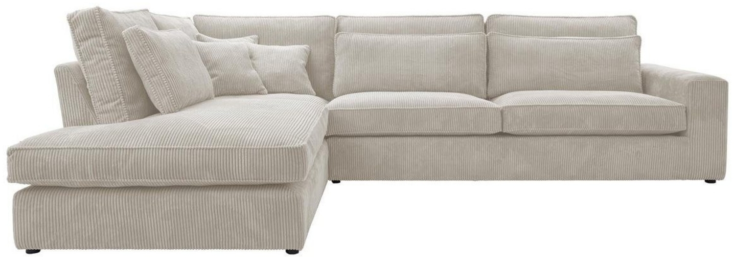 Beautysofa Ecksofa PARMA Die Lieferung beinhaltet die Lieferung in die Wohnung, im modernes Design, klassische Polsterecke inklusive Wellenfedern Bild 1