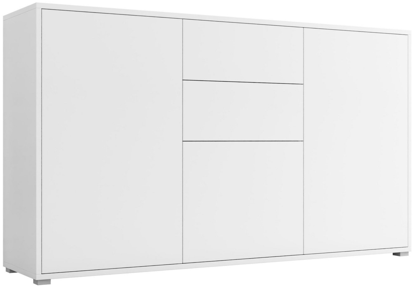 Mirjan24 'Gesita K1D4SZ' Kommode, Weiß, 93x141 cm Bild 1