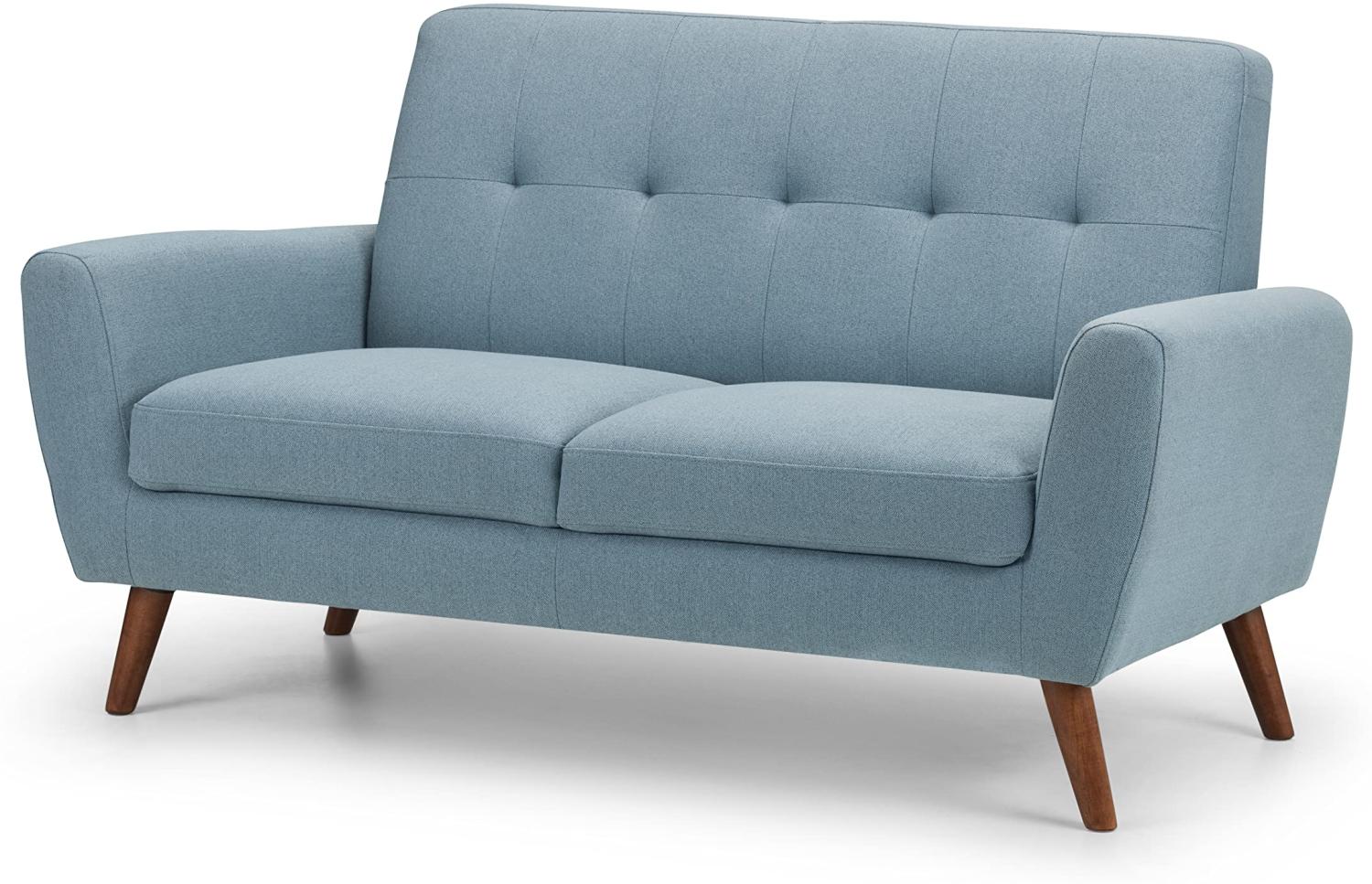 Julian Bowen Monza Sofa, Zweisitzer, blau Bild 1