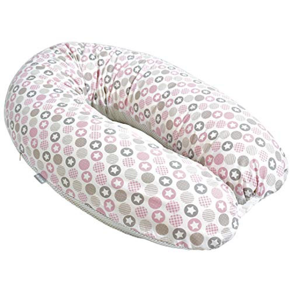 Sei Design Stillkissen Patchwork Kreise rosa Bild 1