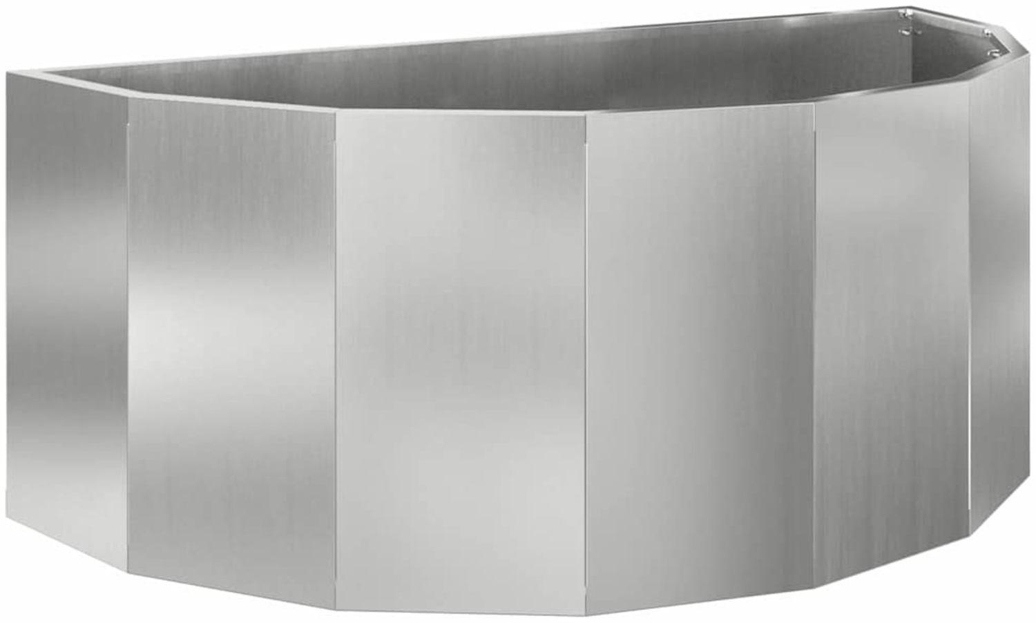 vidaXL Pflanzkübel Silber 90 x 45 x 35 cm Verzinkter Stahl 883694 Bild 1
