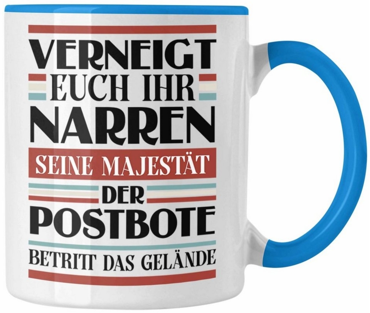 Trendation Tasse Trendation - Postbote Tasse Geschenk Spruch Männer Lustig Verneigt Euc Bild 1