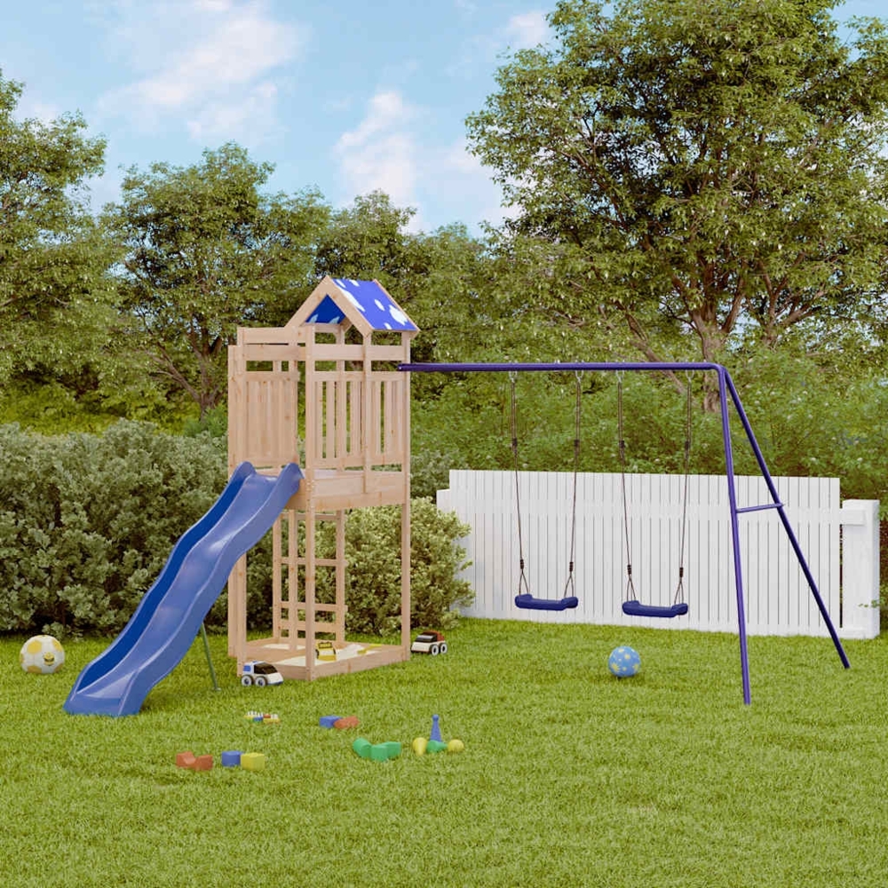 vidaXL Spielturm Massivholz Kiefer 3279001 Bild 1