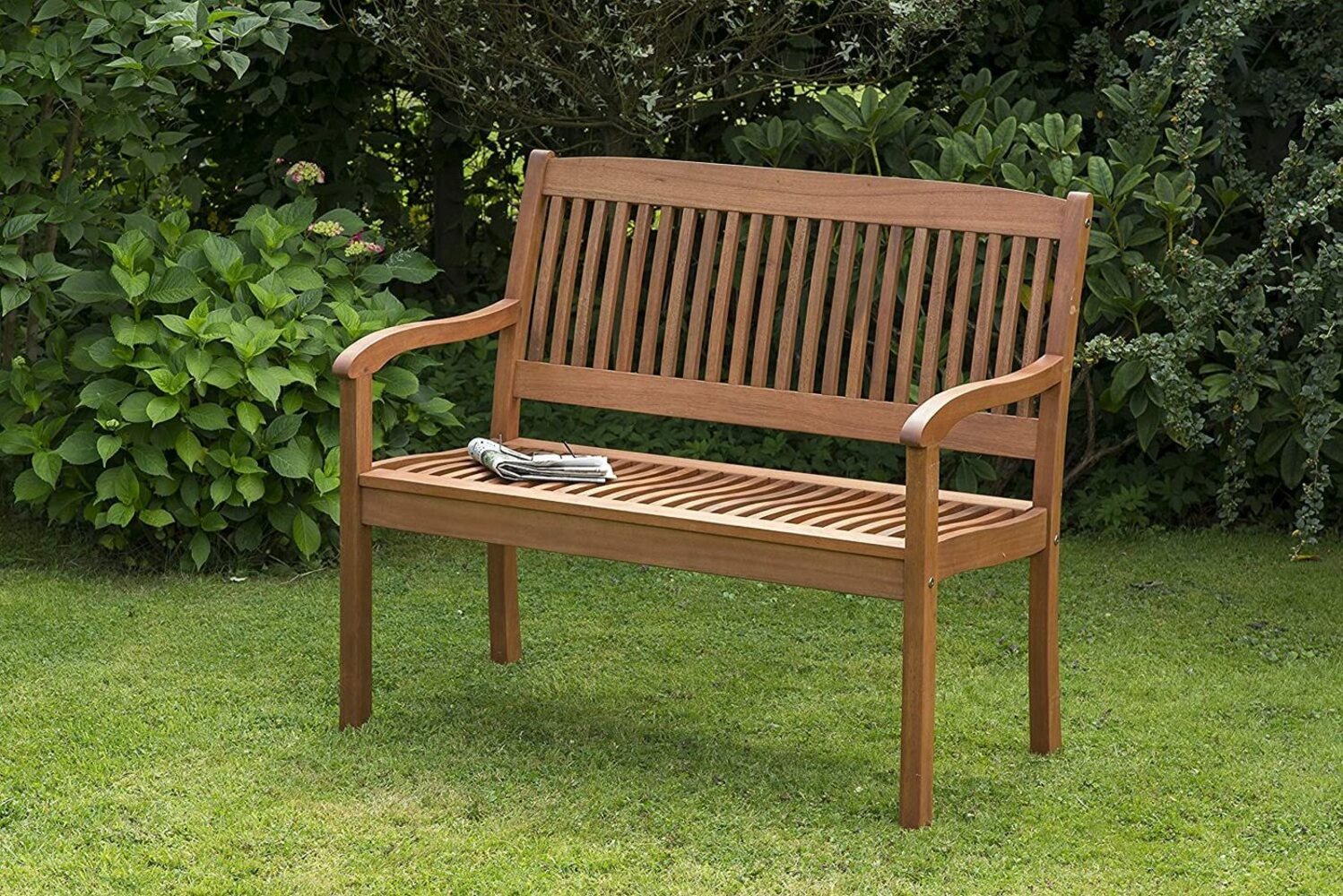 MERXX Gartenbank MARACAIBO (1-St), 2-sitzer 106cm, Eukalyptus Holz, geölt Bild 1