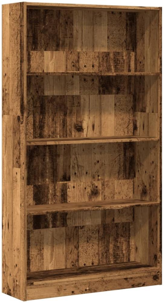vidaXL Bücherregal Altholz-Optik 80x24x143 cm Holzwerkstoff 857851 Bild 1