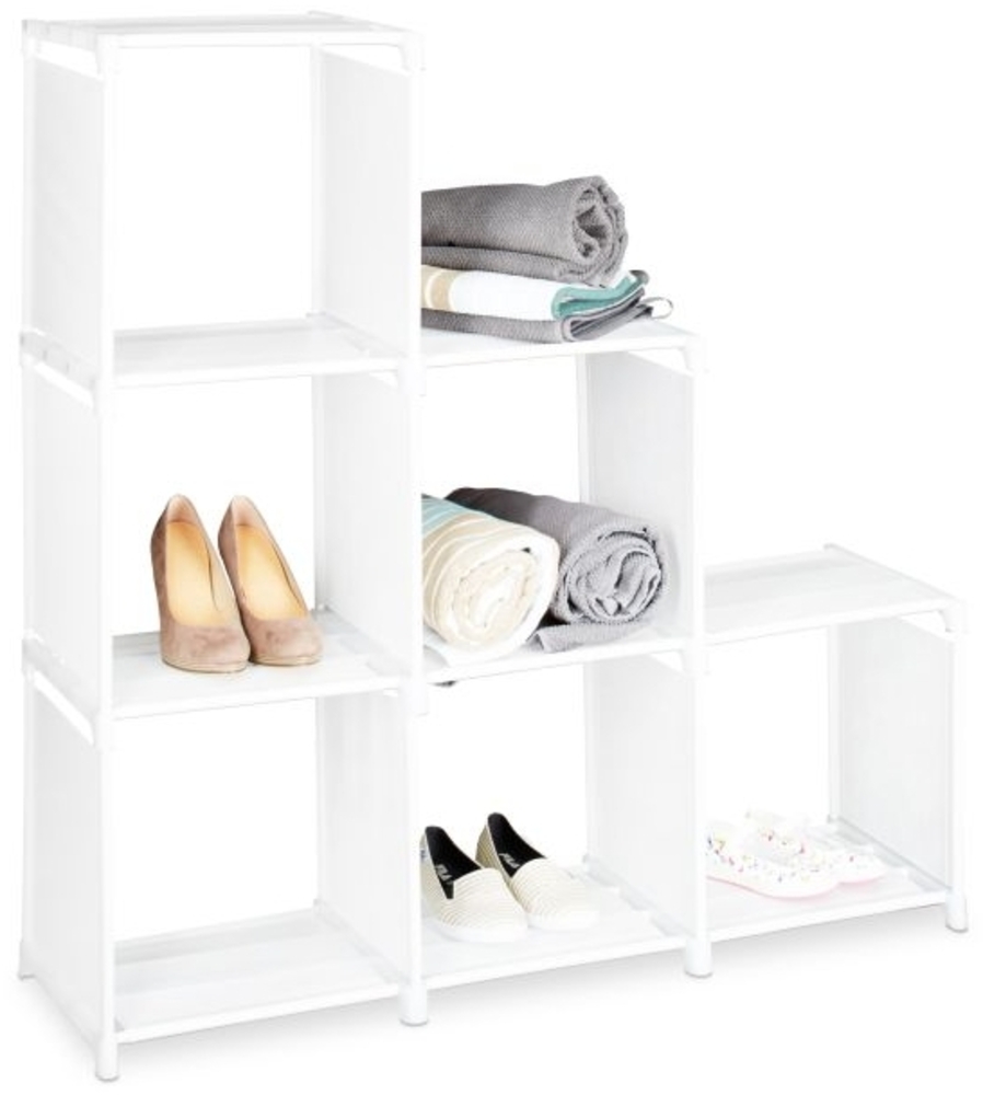 Stufenregal mit 6 Fächern Bild 1