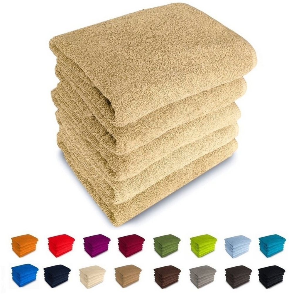 MatratzenL.A.B® Duschtücher 70x140 cm Rimini 500 g/m² Blauer Schwan®, 100% Baumwolle (Duschtücher), Badetücher, Frotee, 23 Farben, mit Aufhänger, einzeln verpackt Bild 1