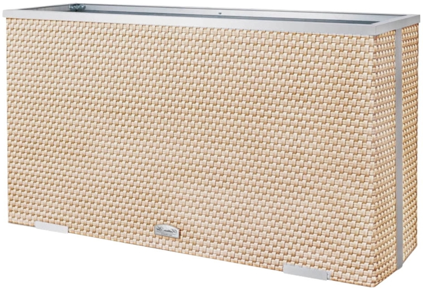 XL Polyrattan Pflanzgefäß Pflanzkübel Blumentopf Blumenkübel Übertopf Hochbeet Bild 1