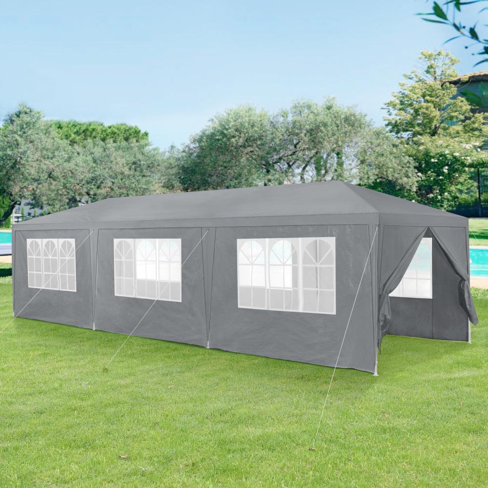 Pavillon Wedau 900x300x255 cm Dunkelgrau casa. pro Bild 1