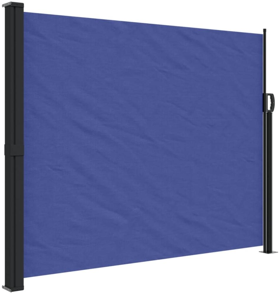 vidaXL Seitenmarkise Ausziehbar Blau 160x600 cm 4004521 Bild 1