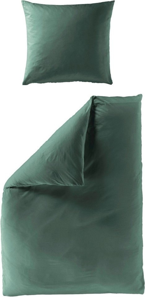 BIERBAUM Bettwäsche Biber Uni, Biber, 2 teilig, Schlichtes Unidesign: Zeitlos und stilvoll für jedes Schlafzimmer Bild 1